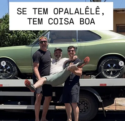 Cliente com Opala entregue pela Toca do Opala