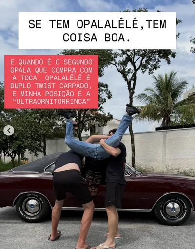 Cliente com Opala entregue pela Toca do Opala