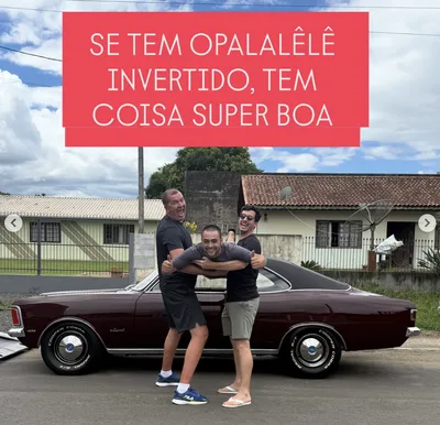 Cliente com Opala entregue pela Toca do Opala