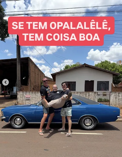 Cliente com Opala entregue pela Toca do Opala
