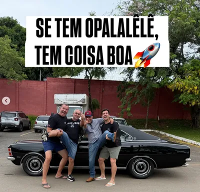 Cliente com Opala entregue pela Toca do Opala